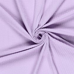 Feinripp Jacquard Uni - softlavendel