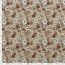 Baumwolljersey Herbstblumen - cremebeige