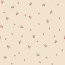 Rippenjersey kleine rote Blümchen - cremebeige