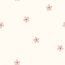 Stretch Frottee rosa Blümchen - creme