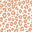 Stretch Frottee Leopunkte - creme