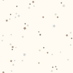 Baumwolljersey kleine Sternchen - creme