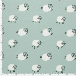 French Terry springende Schafe - helljeans