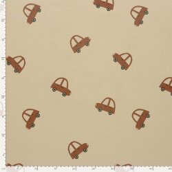 French Terry altrote Autos - sand