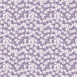 Baumwolljersey Mini Blumenregen - softlila