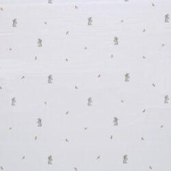Rippenjersey Häschen und Freunde - creme