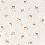 Baumwolljersey BIO~Organic Digital Rehe - wollweiß - creme