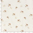 Baumwolljersey BIO~Organic Digital Rehe - wollweiß - creme