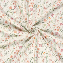 Baumwolljersey BIO~Organic Digital Herbstwiese -...