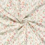 Baumwolljersey BIO~Organic Digital Herbstwiese - wollweiß - creme