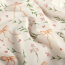 Baumwolljersey BIO~Organic Digital Blumen und Schleifen - wollweiß - creme