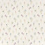 Baumwolljersey BIO~Organic Digital Schnittblumen - wollweiß - creme