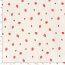 Baumwolljersey BIO~Organic Digital Erdbeeren - wollweiß - creme