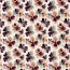 Baumwolljersey BIO~Organic Digital Blütentraum - wollweiß - creme