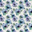 French Terry BIO~Organic Digital Aquarellblüten - wollweiß - creme