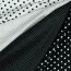 0,7 Meter - Baumwollpopeline 2mm Punkte - schwarz