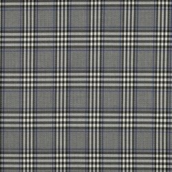 Gabardine Schottenkaro Stretch - grau/schwarz/blau