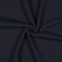 Baumwollstoff KNIT - dunkelblau