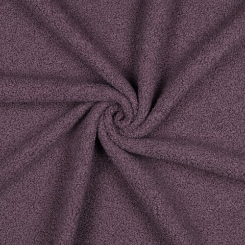 Teddystoff Doppelseitig Uni - MULBERRY
