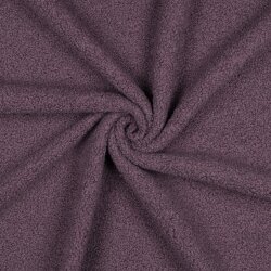 Teddystoff Doppelseitig Uni - MULBERRY