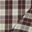 Schottenkaro angeraut - braun