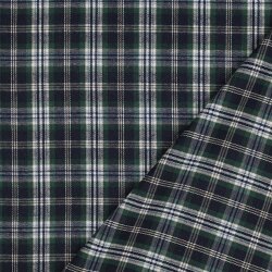 Schottenkaro angeraut - dunkelblau