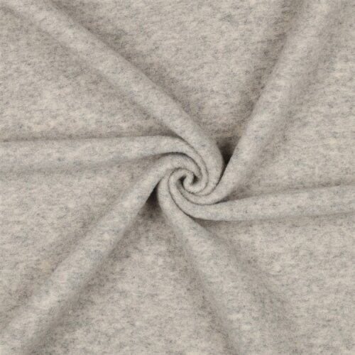 Merino Wollfleece - hellgrau
