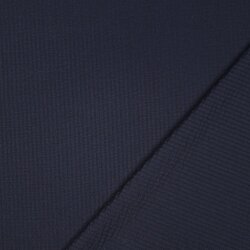 Seersucker Jacquard Streifen - nachtblau