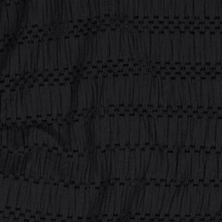 Chenille Jacquard Streifen - schwarz