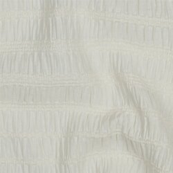 Chenille Jacquard Streifen  - creme