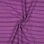 Chenille Jacquard Streifen - viola