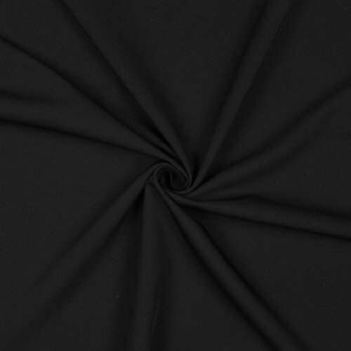 Gabardine Uni - schwarz