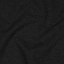 Gabardine Uni - schwarz