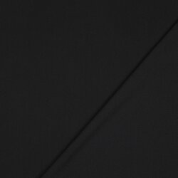 Gabardine Uni - schwarz