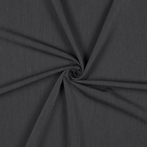 Gabardine Uni - anthrazit meliert
