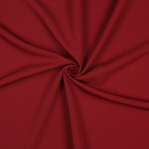 Gabardine Uni - dunkelrot