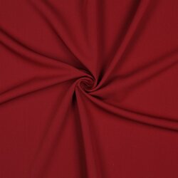 Gabardine Uni - dunkelrot