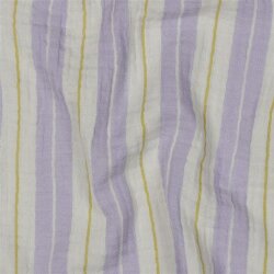Musselin Garngefärbt Streifen - softlila