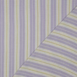 Musselin Garngefärbt Streifen - softlila