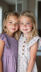 Musselin Bestickt Neon Herzen - weiß