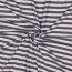 Rippenjersey Gestreift - aubergine
