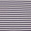 Rippenjersey Gestreift - aubergine