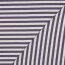 Rippenjersey Gestreift - aubergine