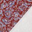 Romanit Jersey "Punta di Roma" Zauberblumen - dunkelrot