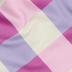 Baumwollsatin LARGE GINGHAM | Nerida Hansen - lila
