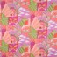Baumwollpopeline Digital kleine CREATURES | Nerida Hansen - BRIGHT PINK