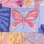 Baumwollpopeline Digital kleine CREATURES | Nerida Hansen - himmelblau