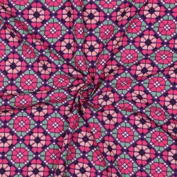 Viskose Lenzing 100% EcoVera™ Digital Kachelmuster...