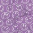 Baumwolljersey Smileys - softlavendel