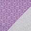 Baumwolljersey Smileys - softlavendel